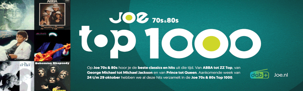 Freddie en Michael het vaakst in Joe 70s &amp; 80s Top 1000: Deze ochtend start bij radiostation Joe 70s &amp; 80s de lijst van de 1000 beste hits uit de jaren '70 en '80. Van ABBA tot George Michael en van Prince tot Queen, alle grote namen komen voorbij. De… dlvr.it/SbbsT4