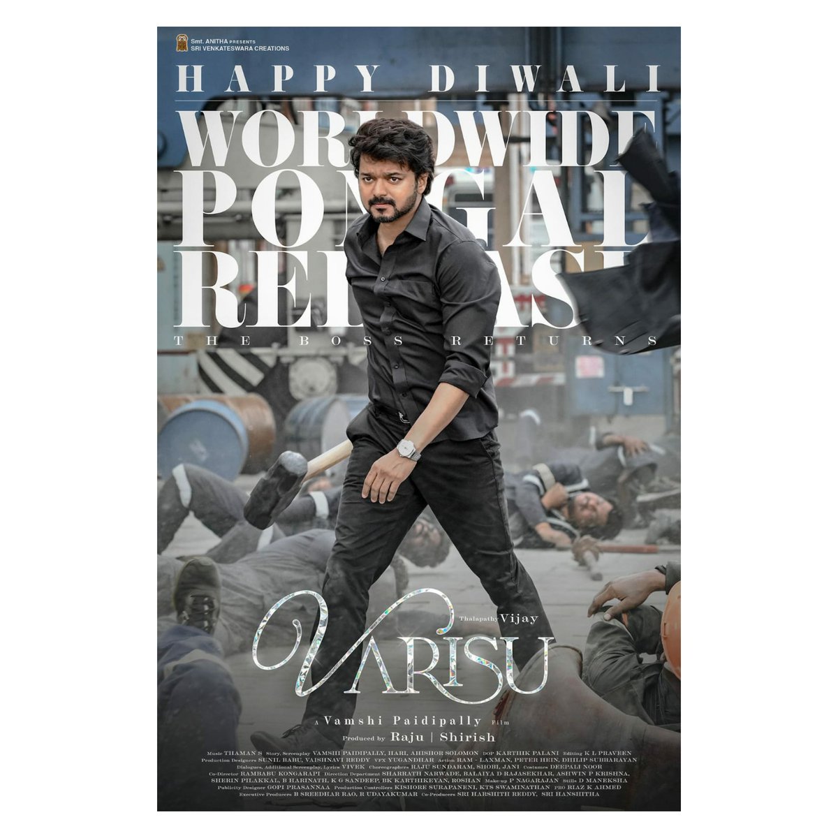 GowriPj's tweet photo. The Boss Arriving this Pongal ! ❤💥

Happy Diwali ! https://t.co/Io7K0RNeGI