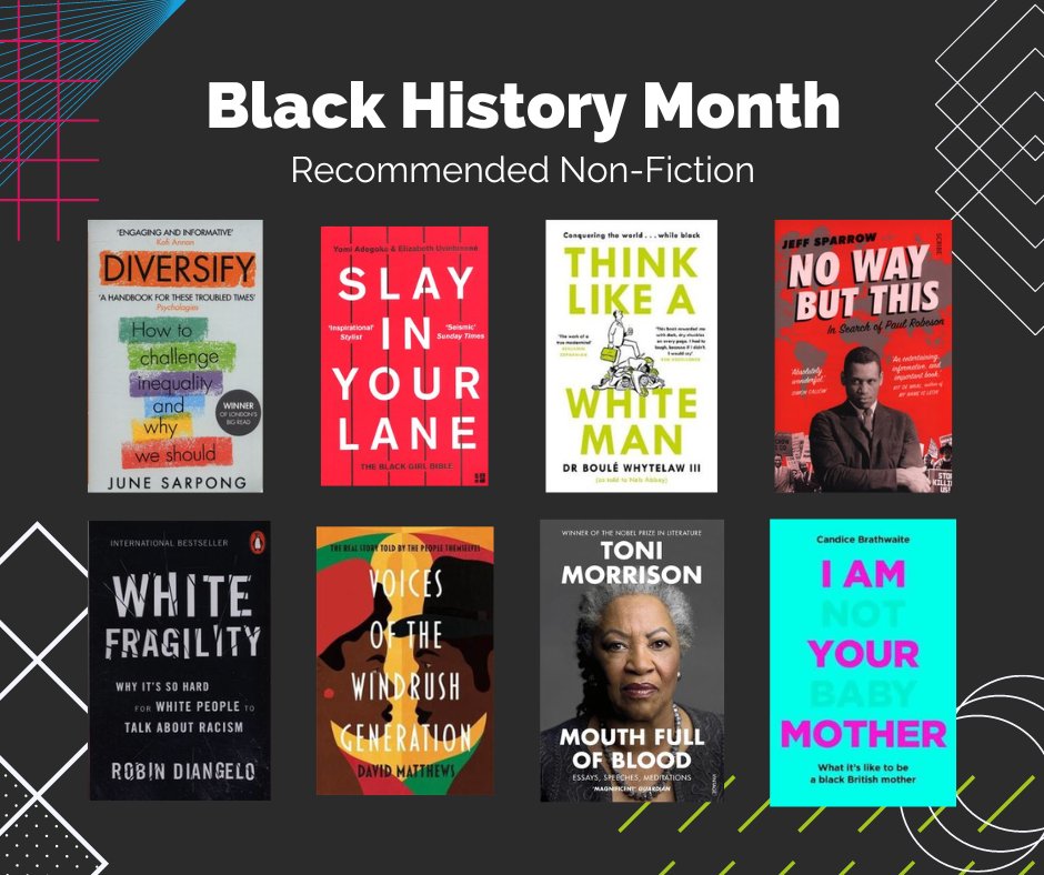 Learn more this #BlackHistoryMonth with our adult non-fiction picks 📚 We're especially loving Voices of the Windrush Generation by David Matthews - looking for more like this? Check out our collection of Windrush Reads here bit.ly/3epO8Yy
