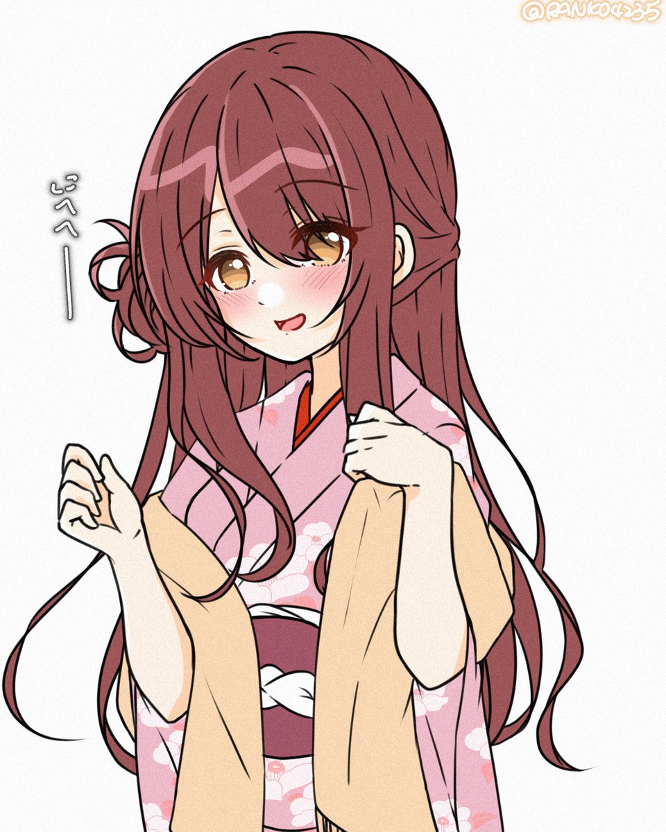 大崎甜花 「見て見て 」|雪はなびく＠每日甜花イラスト公開💤のイラスト