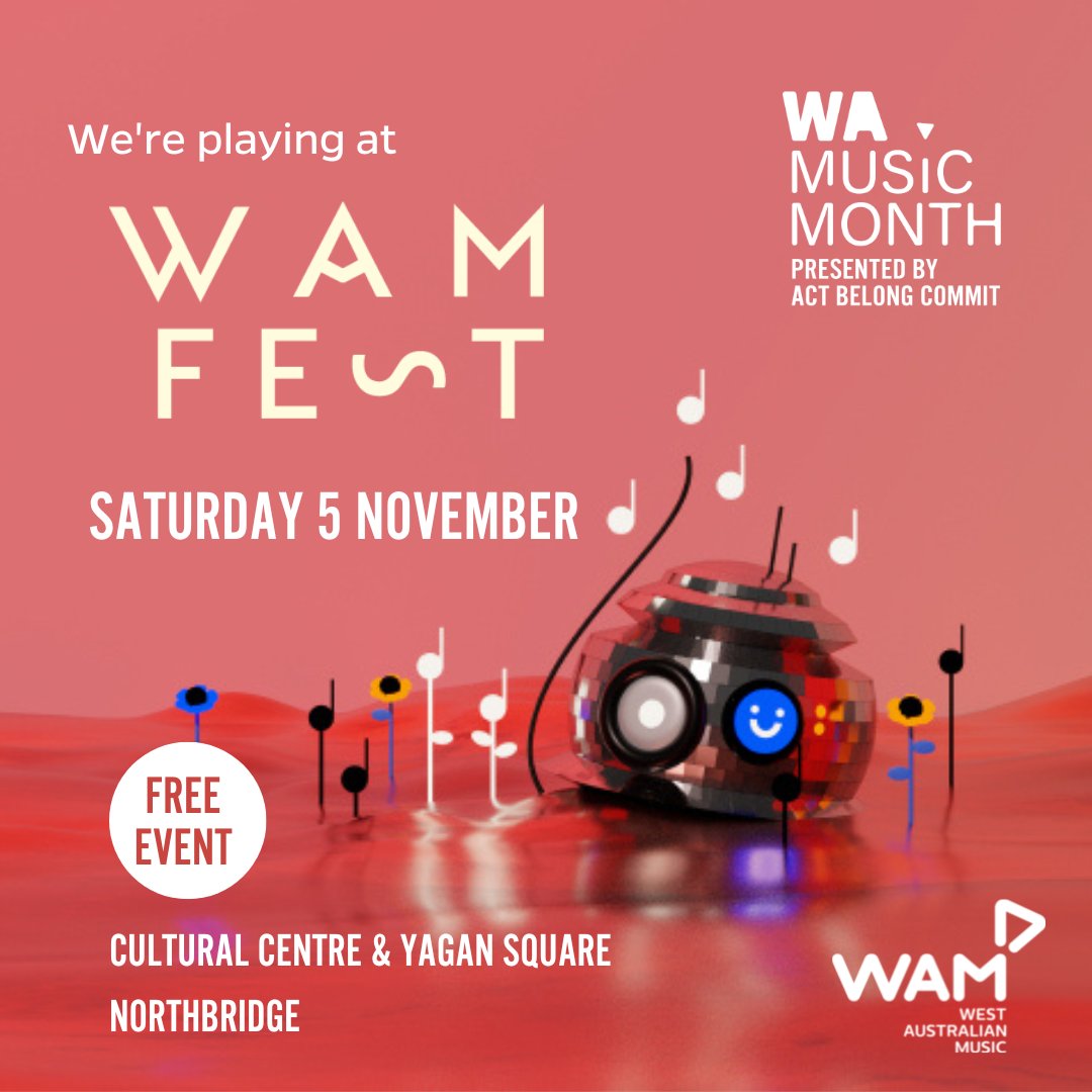 BackyardCards's tweet photo. One week away from this awesome event! We can't wait to perform at the State Theatre Courtyard for y'all for #WAMFest2022 

#WAMusicMonth https://t.co/MdgAqJehzZ