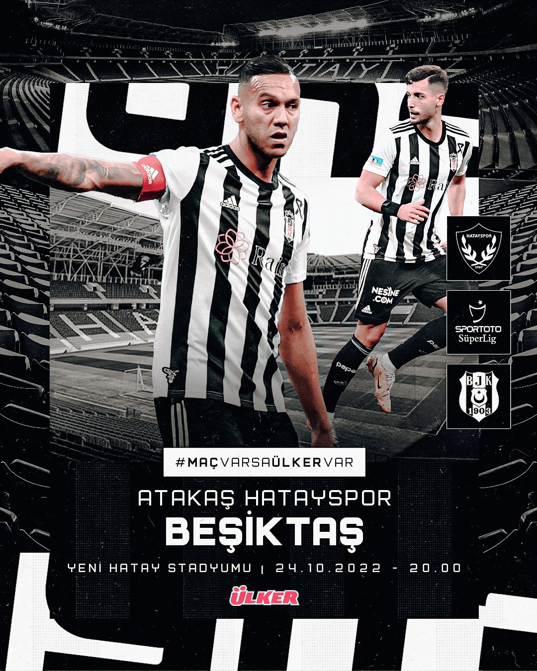 hatayspor beşiktaş maç görseli