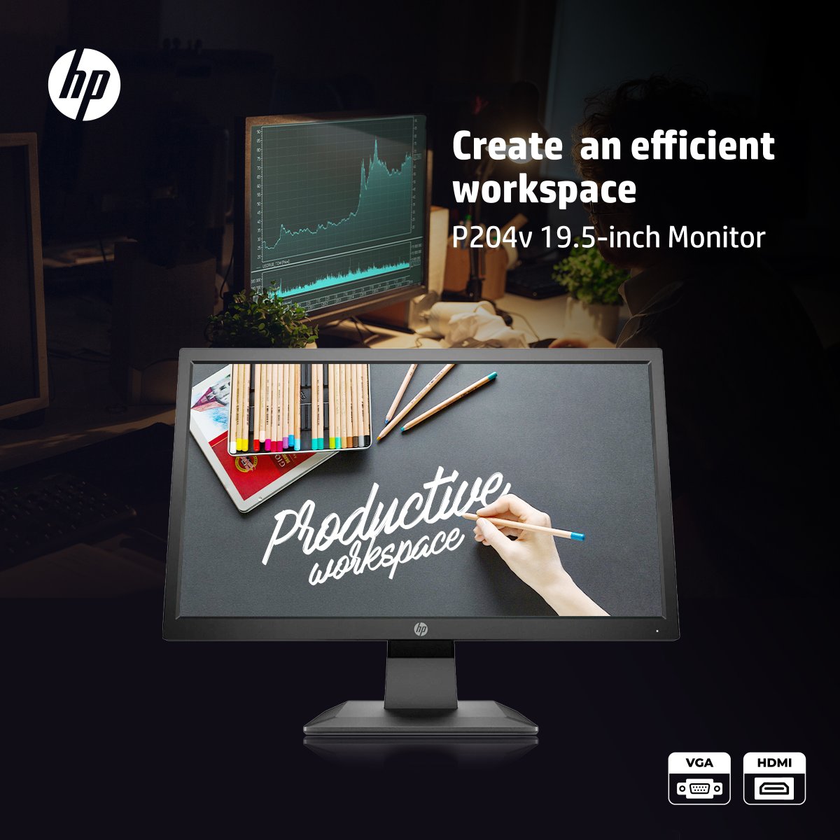 SmartTechBDLtd's tweet photo. Get essential presentation features and device connectivity with the stylishly redesigned and surprisingly cost-conscious HP P204v 19.5-inch Monitor.
✳️ Resolution: HD (1600 x 900)
✳️ Display: TN, 60Hz, 5ms
✳️ Ports: HDMI, VGA
✳️ Features: Anti-glare https://t.co/AQvlBrNfnt