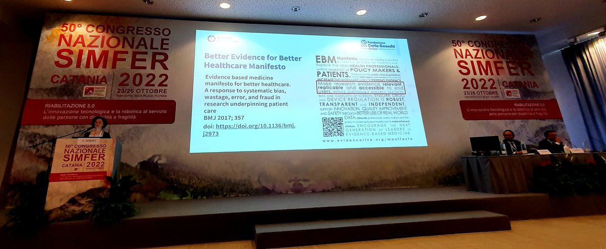 CarlotteK's tweet photo. @CochraneRehab session currently ongoing #SIMFER22 @simfer Sala Demetra! https://t.co/N8oTC9DWjx