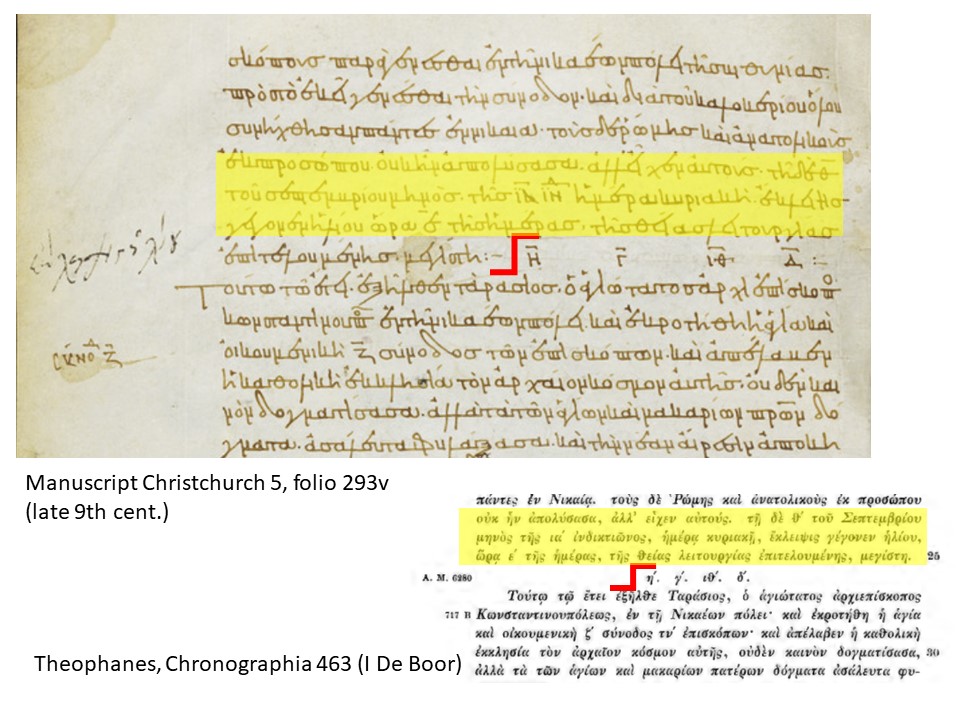 Byzanzforscher's tweet photo. A partial #solar eclipse will be visible tomorrow. Such a spectacle on September 16, 787 also worried the inhabitants of #Constantinople. E. Kislinger & I examine such #celestialphenomena occuring around 800 CE in a forthcoming article.
#Byzanzforschung, @imafo_oeaw @oeaw https://t.co/LhsQwV7WO6
