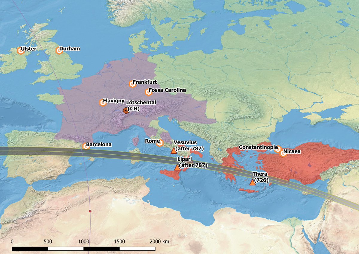Byzanzforscher's tweet photo. A partial #solar eclipse will be visible tomorrow. Such a spectacle on September 16, 787 also worried the inhabitants of #Constantinople. E. Kislinger & I examine such #celestialphenomena occuring around 800 CE in a forthcoming article.
#Byzanzforschung, @imafo_oeaw @oeaw https://t.co/LhsQwV7WO6