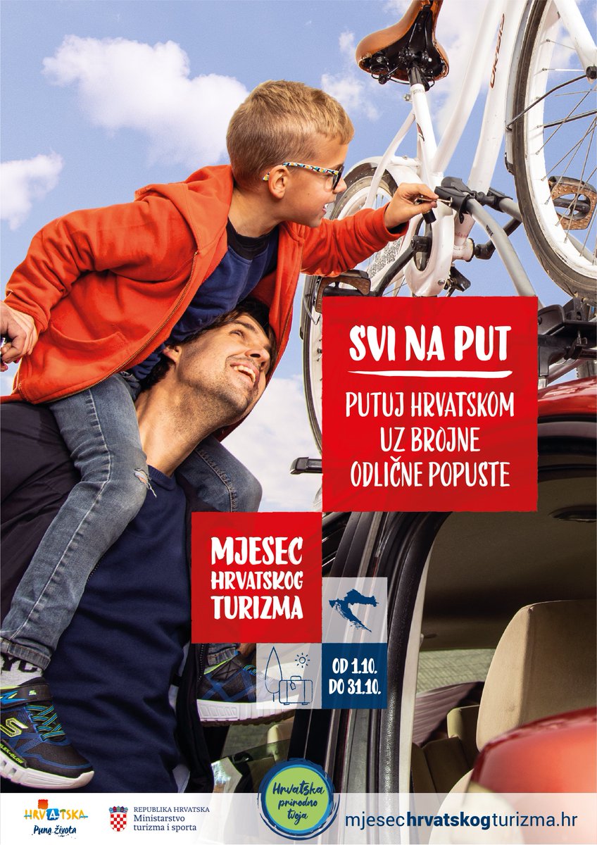 Croatia_hr's tweet photo. Mjesec hrvatskog turizma ove godine traje malo dulje! Iskoristite popuste i putujte do 6. studenog uz brojne popuste i pogodnosti. Ponudu pogledajte na https://t.co/Ir8xB0iqBP

#FallingForCroatia #CroatiaFullOfLife https://t.co/Ln1bgYuzQr