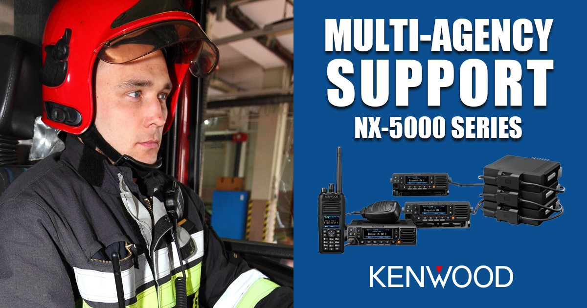 Kenwood_Comms's tweet photo. In critical situations where multiple #EmergencyServices and outside agencies are in attendance, the NX-5000 Series with native #DMR, #NXDN and #P25 support gives #IncidentCommanders real flexibility in coordinating teams operating in the field. Discover https://t.co/rgMwhszGRC https://t.co/zrIWc2DFKJ