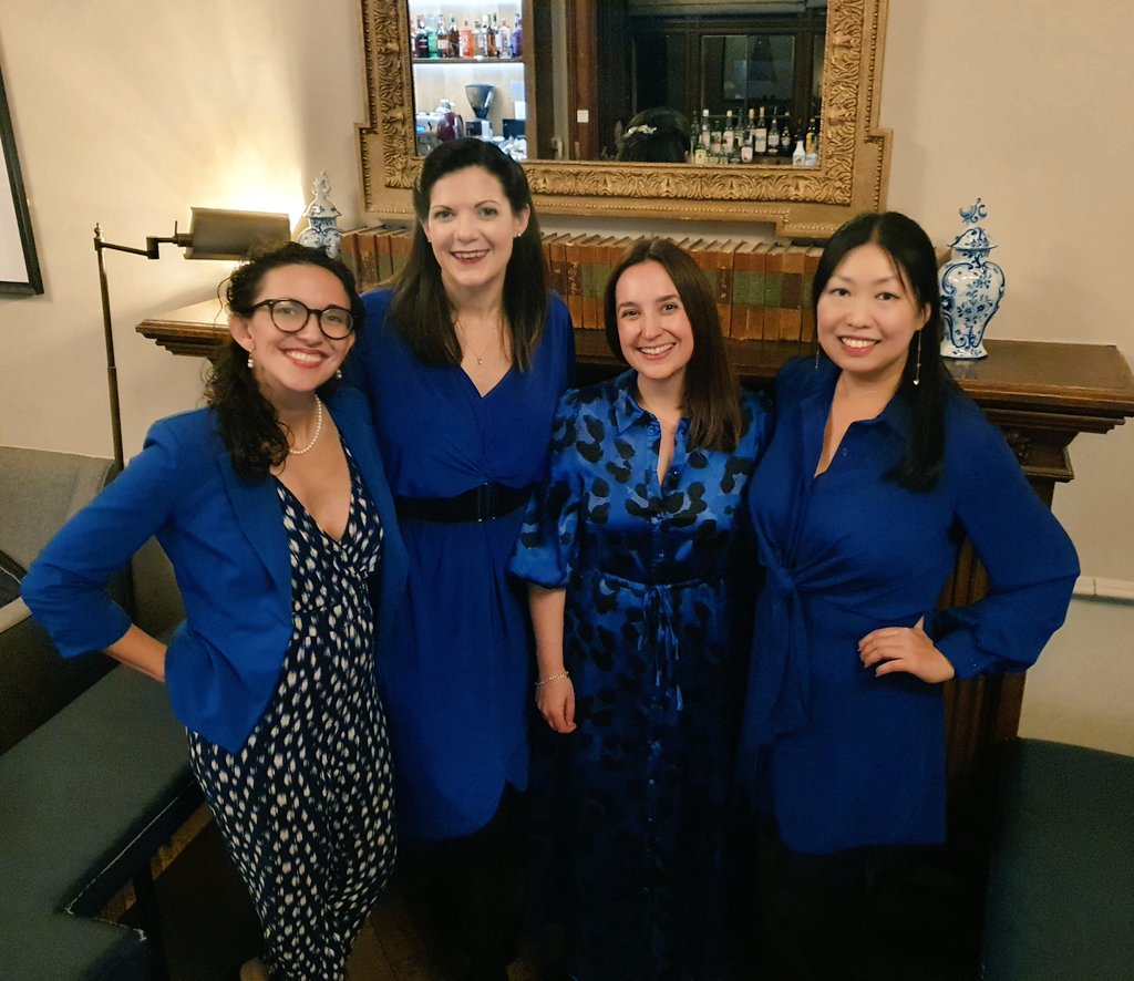 LeadingLadiesUK's tweet photo. First gig post-pandemic! 💙💙💙💙 https://t.co/Ym8G4odnRx
