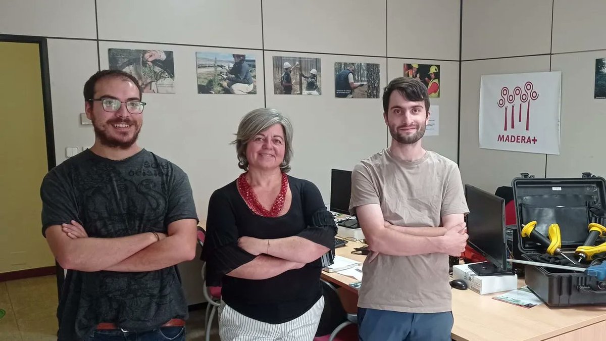 <a href="/Madera_Plus/">Madera Plus</a>, firma gallega que desarrolla una iniciativa para medir las propiedades de los árboles sin talarlos y elevar el precio de los ejemplares con mejor rendimiento.
#soyforestal #ElasXeranSector
buff.ly/3TOV0O8