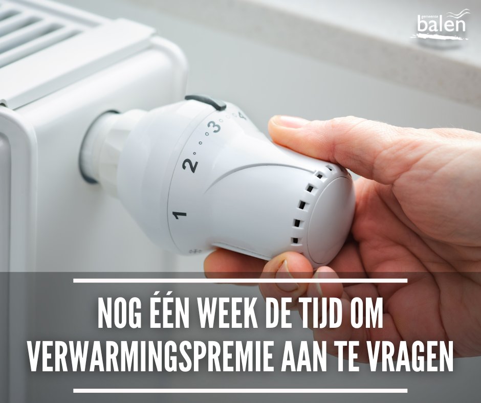 Gemeente Balen (@gemeentebalen) on Twitter photo ๐ก๐ผ๐ด ๐ฒฬ๐ฒฬ๐ป ๐๐ฒ๐ฒ๐ธ ๐ฑ๐ฒ ๐๐ถ๐ท๐ฑ ๐ผ๐บ ๐ท๐ฒ ๐๐ฒ๐ฟ๐๐ฎ๐ฟ๐บ๐ถ๐ป๐ด๐๐ฝ๐ฟ๐ฒ๐บ๐ถ๐ฒ ๐๐ฎ๐ป ๐ญ๐ฌ๐ฌ ๐ฒ๐๐ฟ๐ผ ๐ฎ๐ฎ๐ป ๐๐ฒ ๐๐ฟ๐ฎ๐ด๐ฒ๐ป ๐ฃ
Heb je de premie nog niet ontvangen? Dan heb je nog tot 1 november de tijd om zelf een aanvraag in te dienen.
โน balen.be/nieuwsdetail/1โฆ ๐ก๐ผ๐ด ๐ฒฬ๐ฒฬ๐ป ๐๐ฒ๐ฒ๐ธ ๐ฑ๐ฒ ๐๐ถ๐ท๐ฑ ๐ผ๐บ ๐ท๐ฒ ๐๐ฒ๐ฟ๐๐ฎ๐ฟ๐บ๐ถ๐ป๐ด๐๐ฝ๐ฟ๐ฒ๐บ๐ถ๐ฒ ๐๐ฎ๐ป ๐ญ๐ฌ๐ฌ ๐ฒ๐๐ฟ๐ผ ๐ฎ๐ฎ๐ป ๐๐ฒ ๐๐ฟ๐ฎ๐ด๐ฒ๐ป ๐ฃ
Heb je de premie nog niet ontvangen? Dan heb je nog tot 1 november de tijd om zelf een aanvraag in te dienen.
โน balen.be/nieuwsdetail/1โฆ