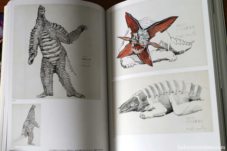Writing the book review for Shin Ultraman Design Works; the kaiju creature designers ( image left ) took big cues from the original art work of Narita Toru closely ( image right ) シン・ウルトラマン デザインワークス - https://t.co/U2uYyuOGvP 