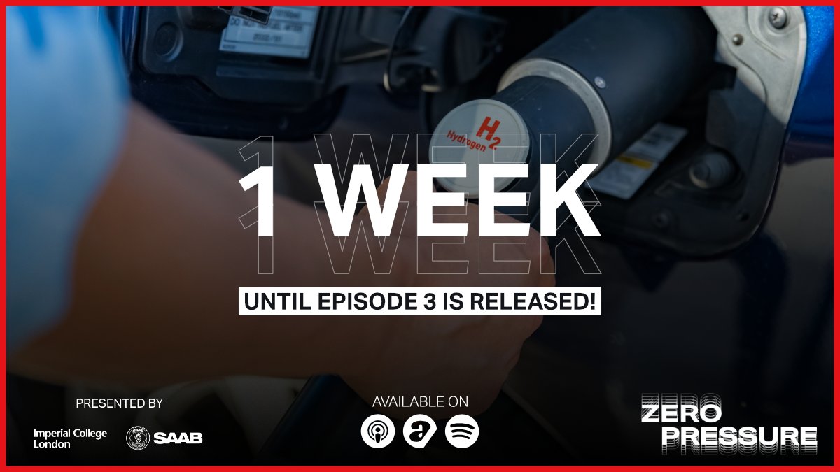 Just 1 week to go until Episode 3 of @ZeroPressurePod is out! Helen Sharman discusses how hydrogen could revolutionise the transport industry with @AndyatAuto in this episode of Zero Pressure. Check out the other episodes here! ⬇️ linktr.ee/zeropressurepod