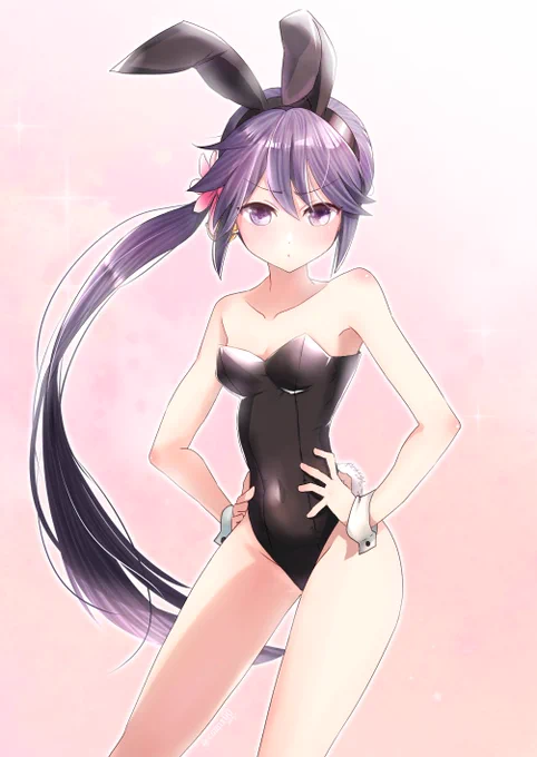 skeb納品いたしました生足バニガの曙ちゃん#艦これ #曙 #skeb 