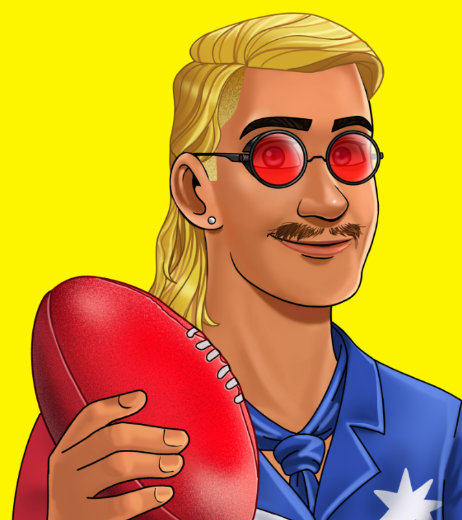 the_aussies's tweet photo. Introducing one of our Aussie battlers! What do you think his name is? Could he be you? What Aussie stereotype would you classify him as?
#aussiefollowaussie #aussiesinweb3
#aussiemafia #AUSSIEMOVEMENT https://t.co/xd9Hi8bvzB