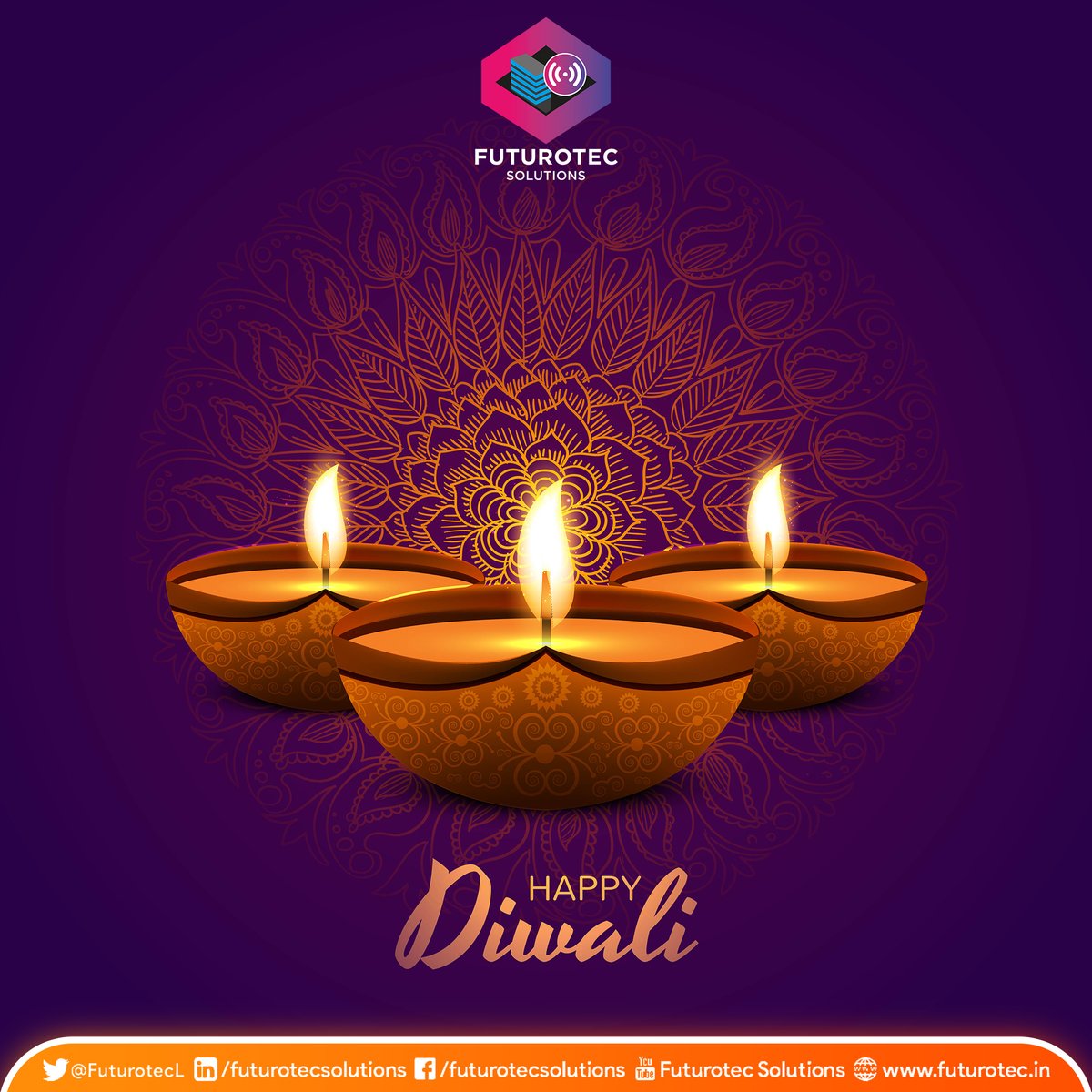 FuturotecL's tweet photo. On the occasion of Diwali, we wish you happiness and glory, prosperity and blessings. May you have a fantastic Diwali with your loved ones. #HappyDiwali 

https://t.co/OmIE5lWpIg https://t.co/VvWPpMxRmD