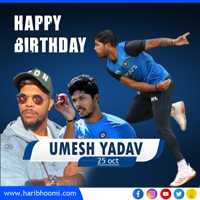 Happy Birthday Umesh Yadav   