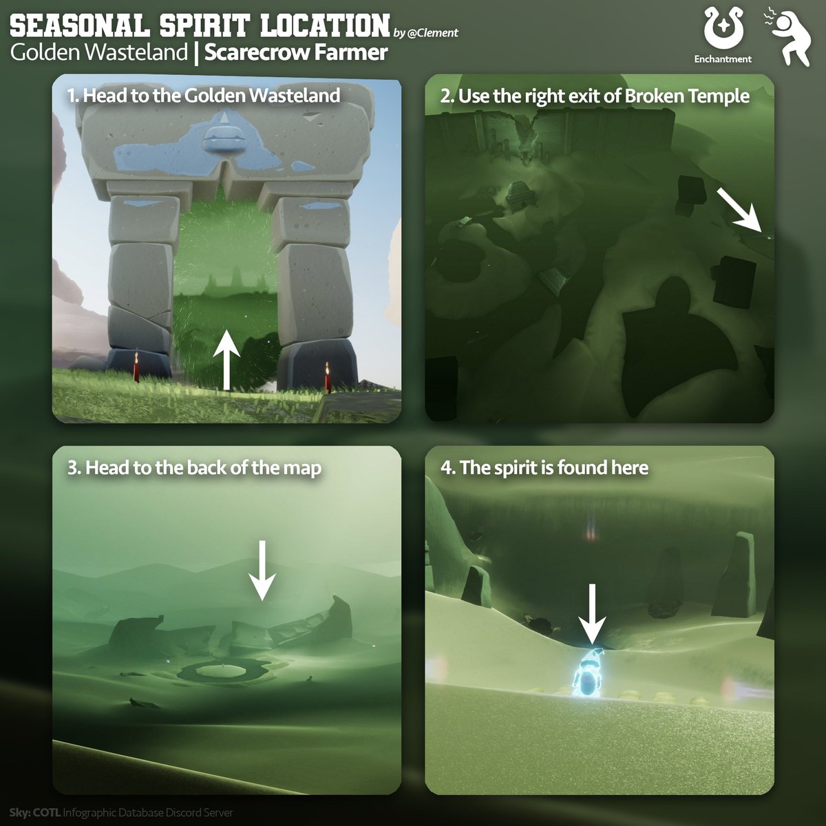 ourskyjourney's tweet photo. Here are your #thatskygame #dailyquests guides for today. Don’t forget to forged a candle. The maps for the #seasonofaurora seasonal candles as well as the rotating treasure candles will be shared shortly. https://t.co/MVSVMA0cfw