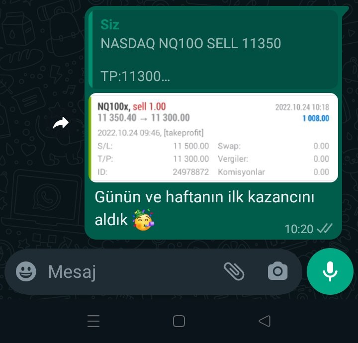 BuzluAlp's tweet photo. Günün ve haftanın ilk kazancını aldık 🥳
#forex #forexsignal #sinyal https://t.co/FPRUKBVPKS