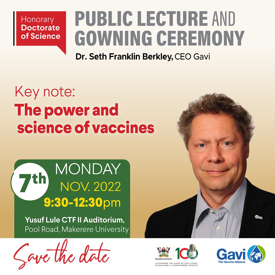 📢📢Save the Date: Public Lecture and Gowning Ceremony. Spread the news