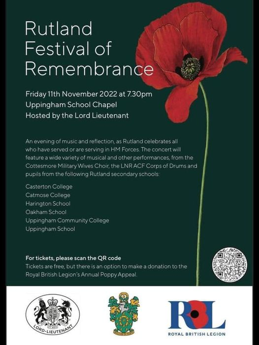 Royal British Legion Rutland tweet media