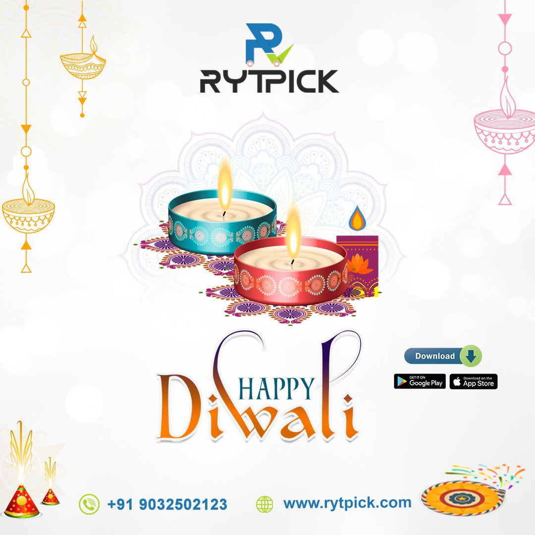 rytpick's tweet photo. HAPPY DIWALI 🪔🪔
FESTIVAL OF LIGHTS.
RYTPICK..
#rytpick #storepickup #prerequestorder #rytpickdelivery #onestopstore #multivendorstore #orderonline #vizagfood https://t.co/ucG054mYsa
