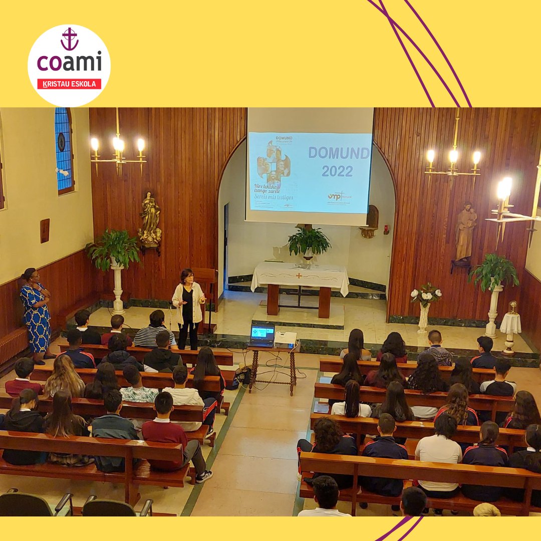 El jueves pasado recibimos la visita y el testimonio de Dominique Mutonkole Kabwe, religiosa Mercedaria de Bertiz, con ocasión del DOMUND.
¡Gracias!

#Cuidamoslamisión