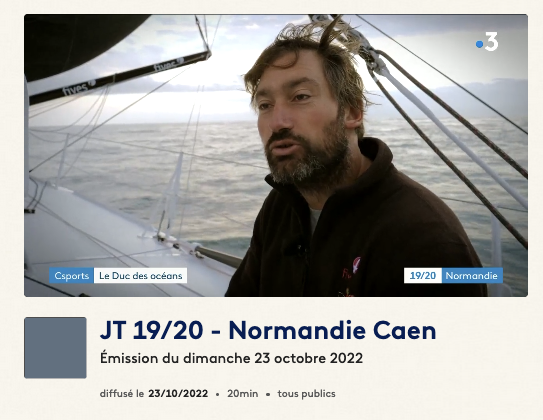 LouisDuc1's tweet photo. Superbe sujet diffusé hier sur France 3 Normandie , à voir à partir de 14 min 17 : https://t.co/MSG39ekVzm
#phoenix #Csports
@Fives #lantanaenvironnement #Bestenergies #veam
#industrycandoit #2evie #ensemblepollinisons
@IMOCA @RouteduRhum https://t.co/lN8In1raHr