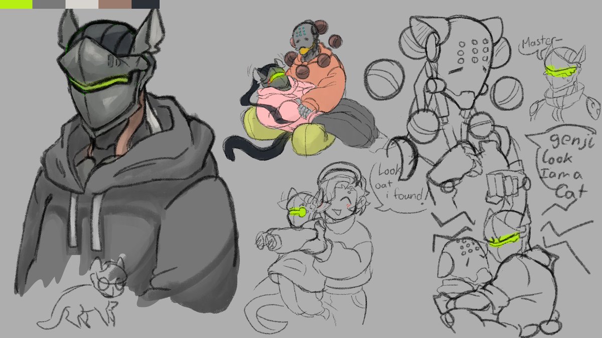 Feme1312's tweet photo. #genyatta #gency 
#Overwatch 
man i love genji ,,UwU,, https://t.co/yGN5X46OqS