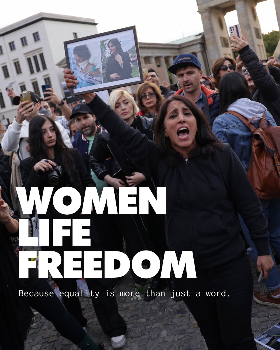 Living in a country that systematically discriminates against, hurts and murders women for small offenses, they have no other choice than to lead the revolution. So that they can just be as free as any man. They’re angry, and you should be angry too.
We stand with them!