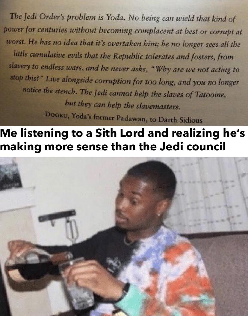 rPrequelMemes's tweet photo. Dooku makes some good points https://t.co/0wpcjUpDDL https://t.co/bE3wh8lCrq
