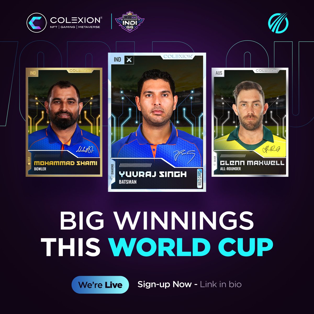 🔥ANNOUNCEMENT🔥: We are live with Top Run, the one-of-a-kind cricket strategy game where Cricket🏏 meets NFT for the first time. 

Play and start earning big. Sign up now ~ signup-indigg.colexion.io

#cricket #WorldCup2022 #cricketnft