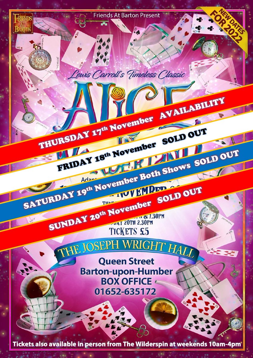 Last month, <a href="/paultateactor/">PAUL TATE</a> supported BMTC by hosting our first Fundraising Workshop!

Next month, he and the Friends at Barton cast are putting on a fabulous production of Alice in Wonderland which we can't wait to see!

Get your tickets now (while you till can!!)