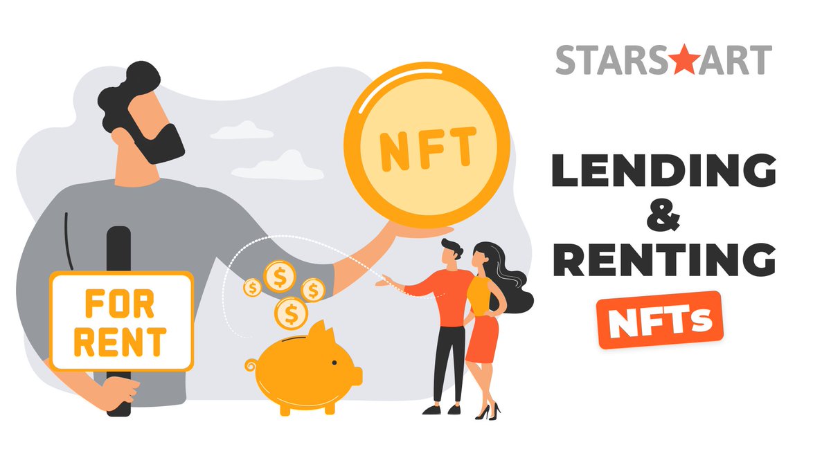 StarsArtNFT's tweet photo. The try before you buy mindset is no more a barrier to entry into the NFT space. #NFTs minted under ERC-4907 can be leased out and automatically return to the lender, once the lease ends. An excellent first stepping stone into the world of digital collectibles.

#StarsArtLearning https://t.co/YO8xiZS6uR