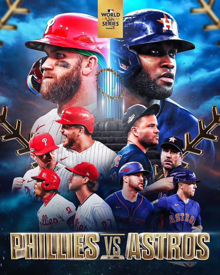 descancha's tweet photo. ⚾ Quedó definido el encuentro final de la #WorldSeries2022 en la #MLB, entre los Houston Astros (ALC) y los Philadelphia Phillies (NLC), a partir del próximo Viernes 28 en casa del equipo campeón de la Liga Americana.
#PlayoffMLB #SerieMundial #AstrosVsPhillies https://t.co/AXFC1eNxOy