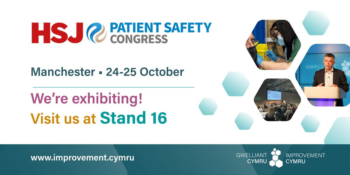 We’re attending the #HSJPatientSafety Congress today. 

Find us at Stand 16!

We’re looking forward to talking all things improvement and patient safety.