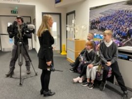 voicesprojectNE's tweet photo. Thanks to the articulate children @BridgewaterSch for their @BBC_Looknorth interview about the https://t.co/LbqVjGyGQm https://t.co/LW7Z6QRiNy