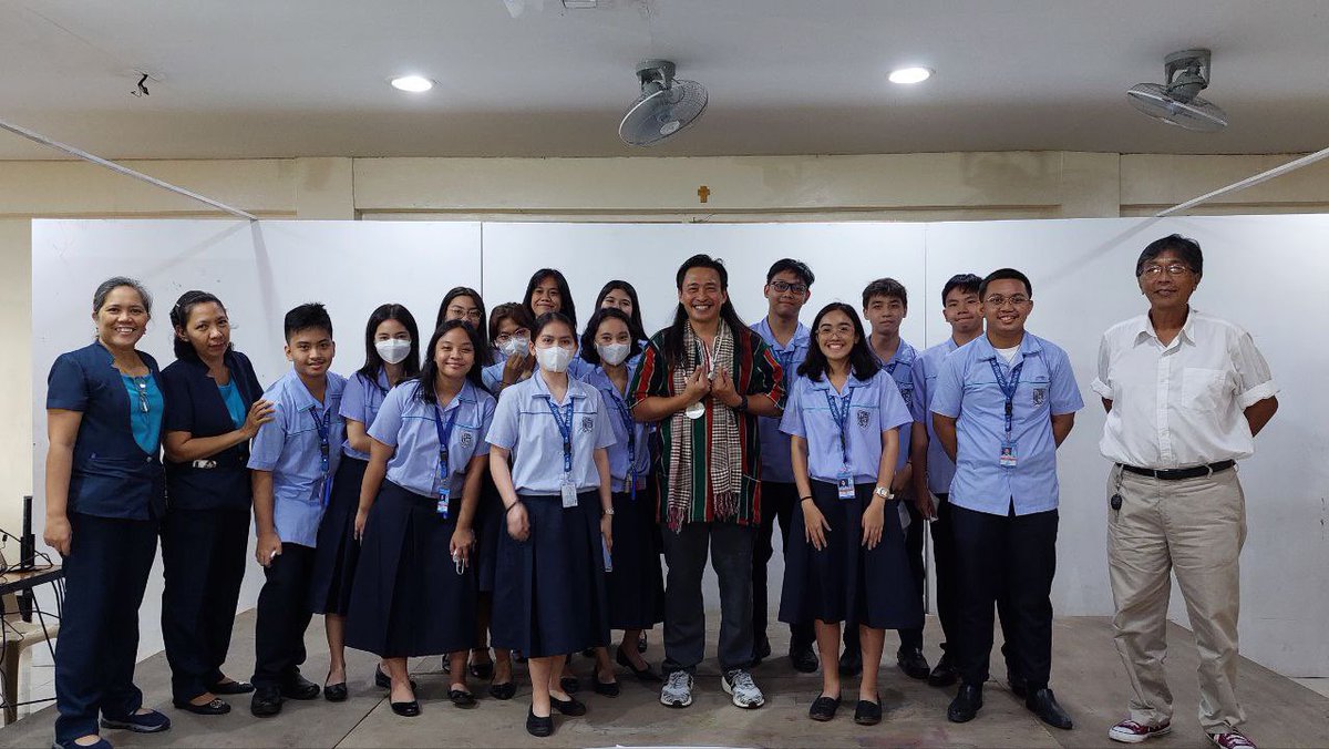 Maphod an Algo. Magandang Araw in Twali dialect. Salamat Infant Jesus Academy for listening to our talks on Indigenous Peoples. And thanks for your support in the past. And for being #4 sa balota fans. Salamat din Liberals for being around.