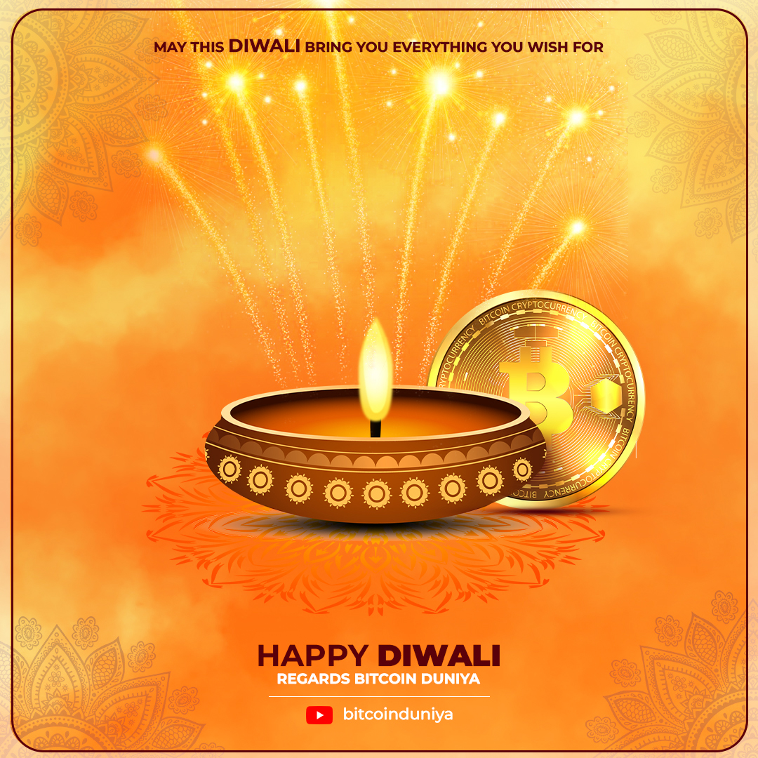 bitcoin_duniya's tweet photo. Wishing you and your families a very #HappyDiwali  

May the festival of lights bring you peace, joy and prosperity. ✨🪔 https://t.co/Oylfz9pcRK