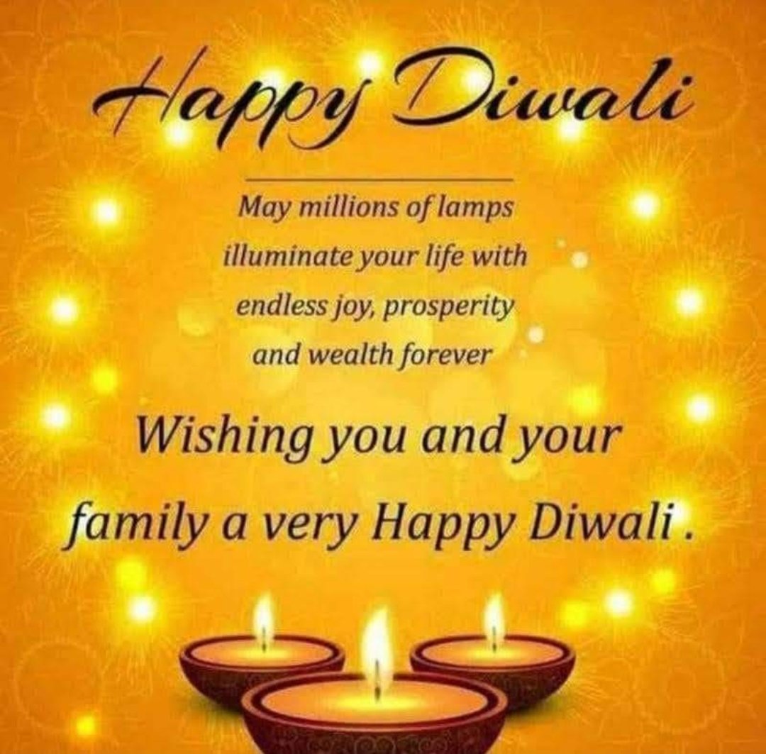 Happy Diwali to all 😊 enjoy your festival