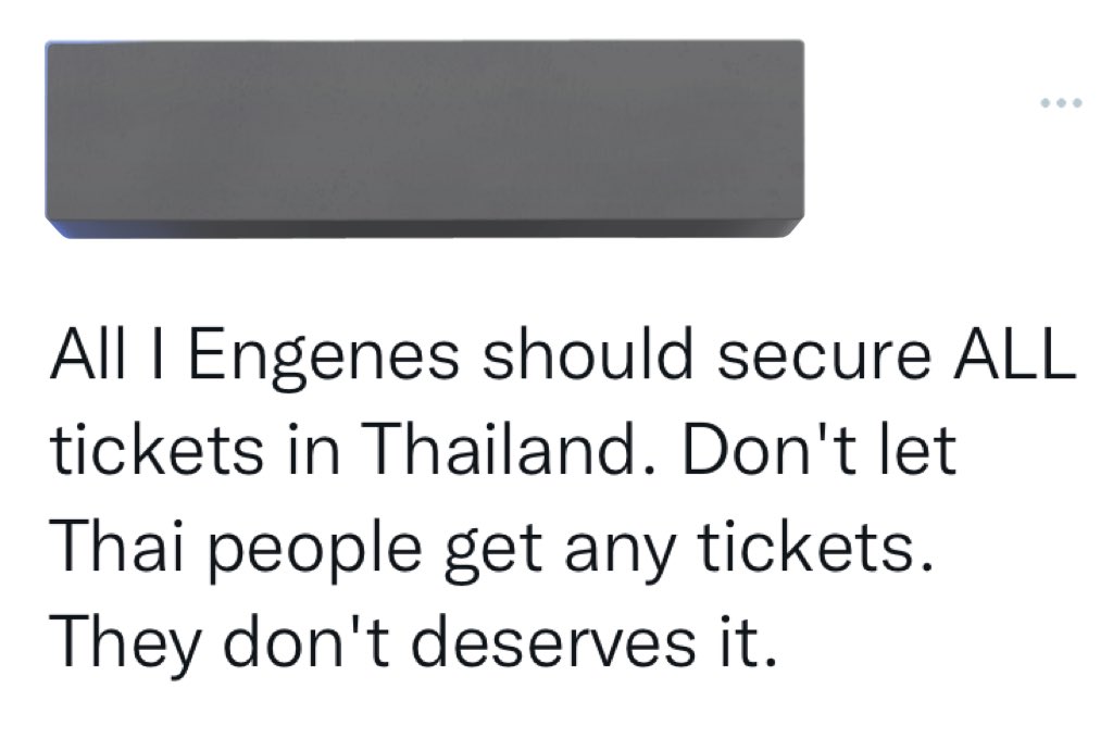 bokeppboke's tweet image. คือมีคนทวิตว่าเอนจีนควรไปกดบัตรที่ไทยให้หมด ไม่ต้องให้เอนจีนไทยได้บัตร เพราะเอนจีนไทยไม่สมควรได้รับ ? โกรธอะ โกรธมากๆ มีสิทธิ์อะไรมาดูถูก