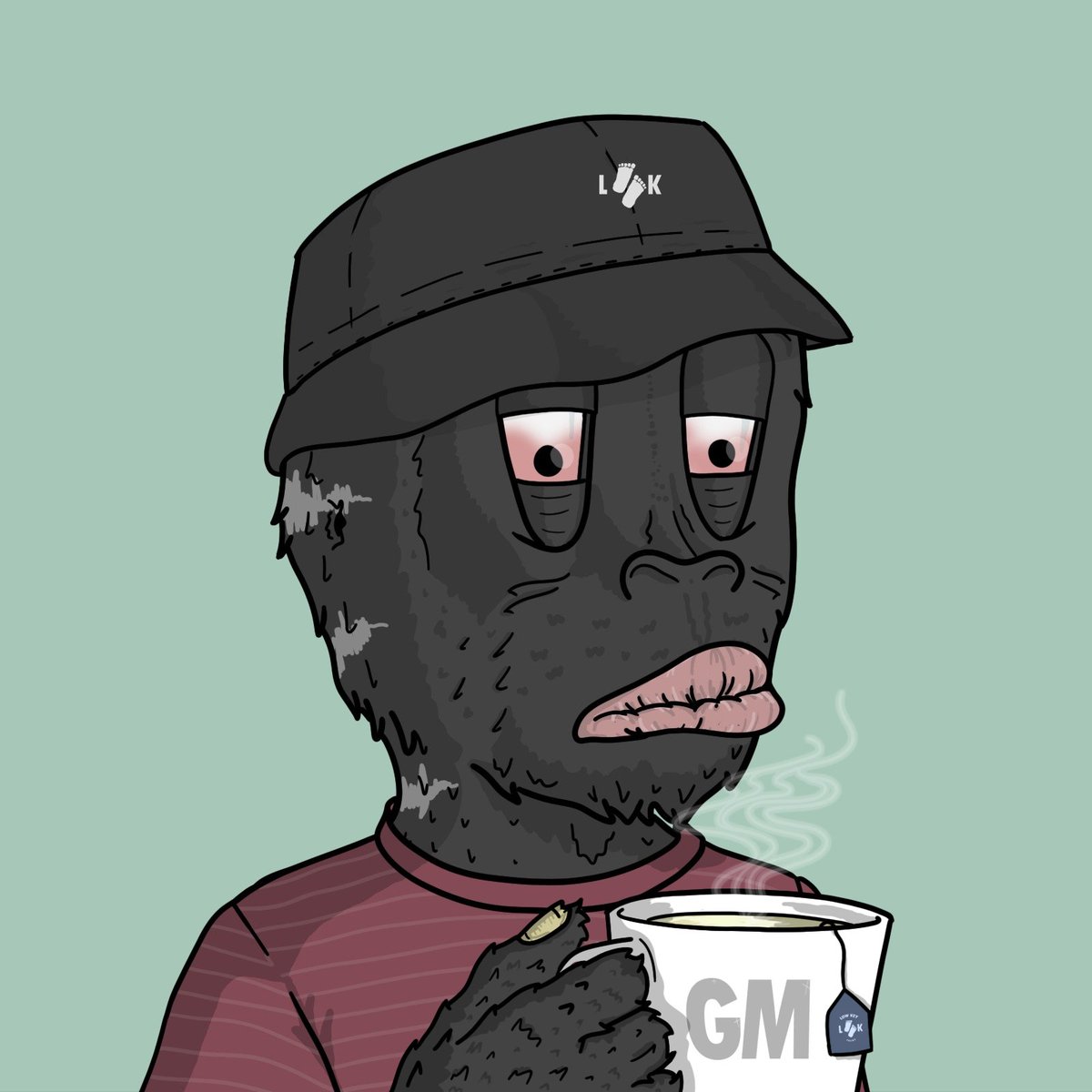 PannyGM's tweet photo. GM as well to all the tea drinkers, you didn't think @lowkeyfrens would forget you did you? #keepitliwkey #sasquatch #teamorning https://t.co/MFo39uGE6u