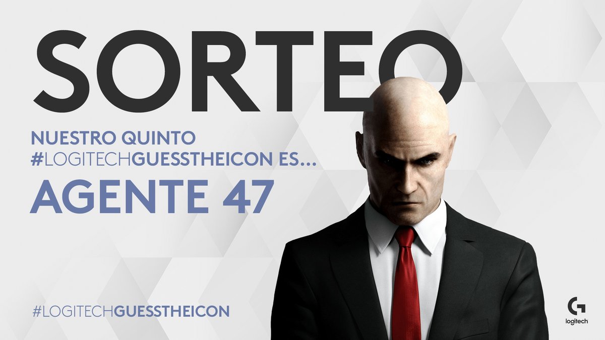 LogitechG_ES's tweet photo. Hemos llegado al fin… Reconocemos que nos ha molado este juego 🤟😆 Nuestro último #LogitechGuessTheIcon es… ¡AGENTE 47! Enhorabuena @ACm427 🎉 Sin lugar a dudas, tenemos la comunidad de Twitter más 🔝 ¡Muchas gracias a todos por participar! https://t.co/CcLZeuVbKh