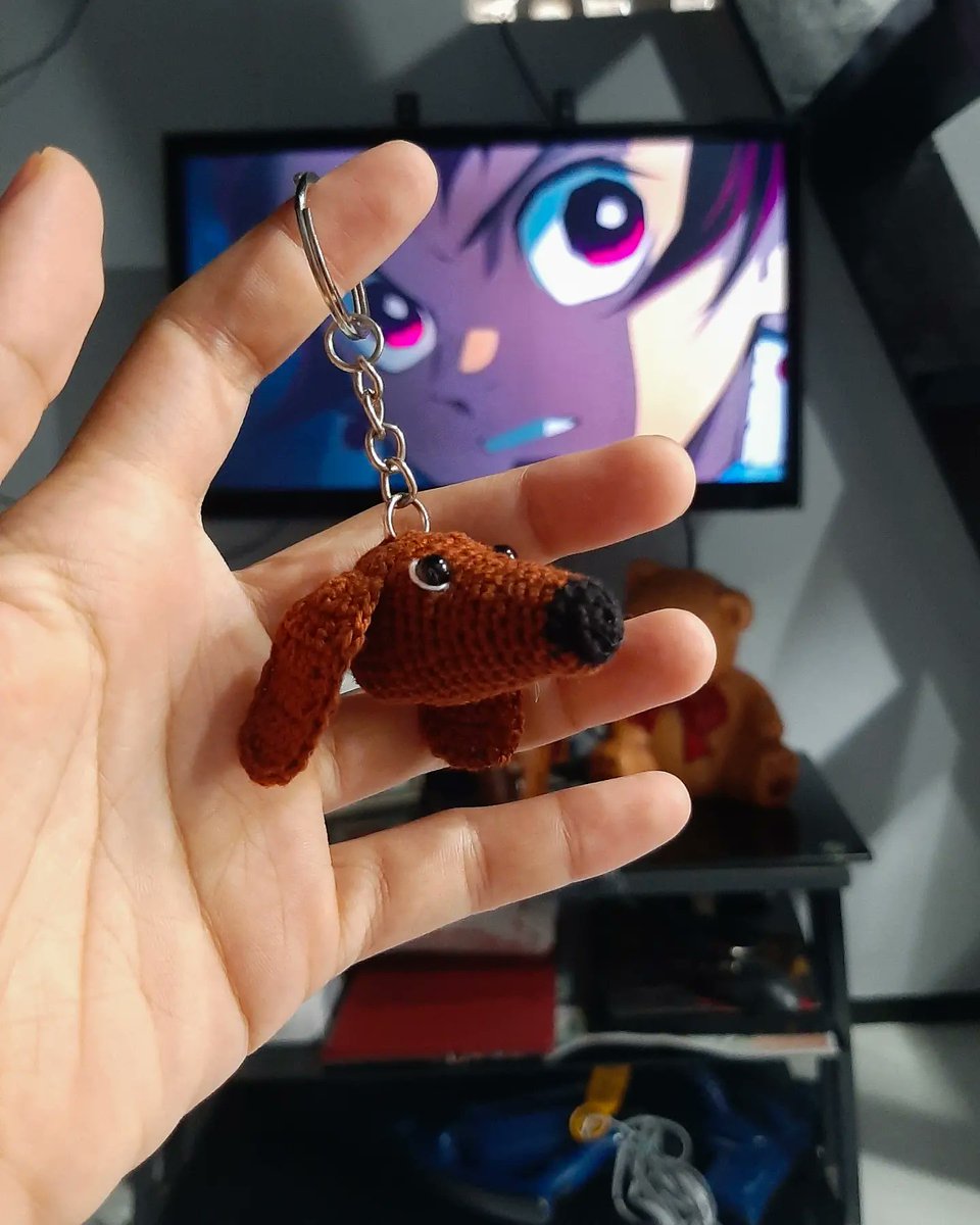 itslovesngsumin's tweet photo. Anw--
D-23 HOTDOG
Skipping Sbob set, lemme go back from microcheting 😁
#dog #amigurumi #micrcrochet #microneedling #miniature #minicrochet https://t.co/z5gLXGZhhm