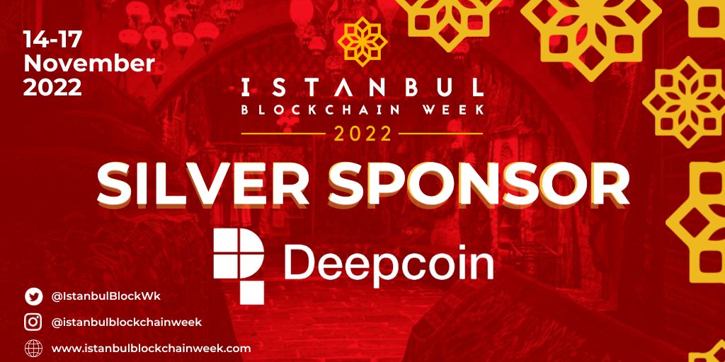 Introducing @Deepcoin_global exchange, a new silver sponsor of #IBW22 Deepcoin specializes in digital currencies and is committed to providing globalized and comprehensive financial services with digital currency at the core. #web3 #cryptocurrencies #blockchain #istanbul #crypto