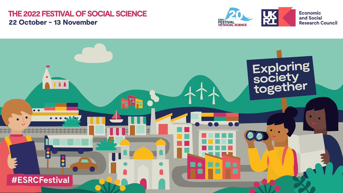 2022 is the 20th year of the #ESRCFestival of Social Science! This annual celebration of social science raises awareness and understanding of social science research with anyone who wants to join in. Learn about some of the great free events - orlo.uk/8lzk1