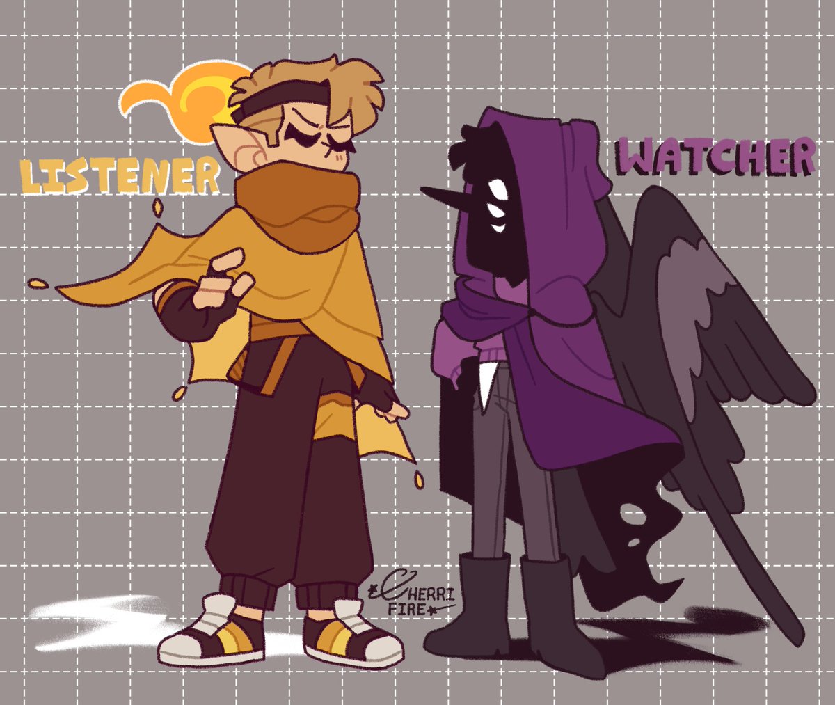 CherriFireLive's tweet photo. I started watching Evo SMP. I still don't fully understand the lore but I at least know some of the watcher/listener concepts.
[#ITLWArt #grianfanart @InTheLittleWood Please untag cc in replies] https://t.co/DIX2pCzWJH