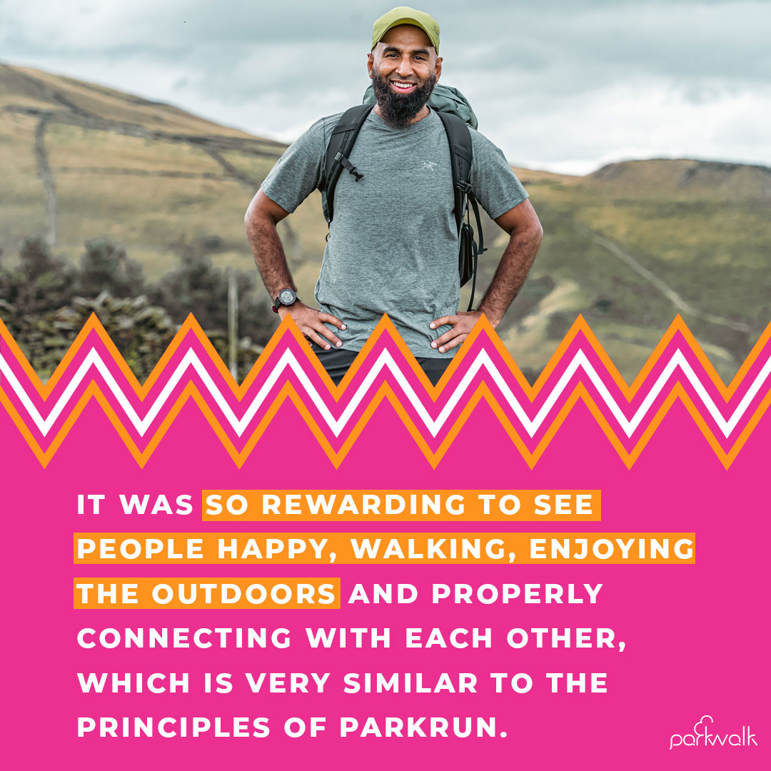 With #parkwalk in full swing, @Haroon_Mota, the founder of @Muslim_Hikers, explains how they started and why he always signposts members to their local parkrun. Read their story 👉 parkrun.me/muslimhikers 🌳 #loveparkrunuk