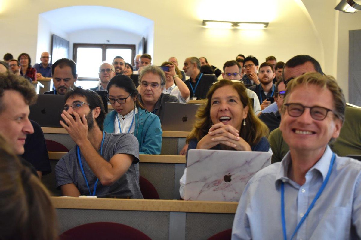 Priceless audience reaction during the 2nd TAILOR conference! 
This is what happens when 100 AI scientists are sorted by AI-driven tools SubSift from University of Bristol and SynTeams from  <a href="/IIIACSIC/">IIIA-CSIC</a>
With <a href="/freekbomhof/">Freek Bomhof</a>, <a href="/paivaamp/">Ana Paiva</a>, and others.