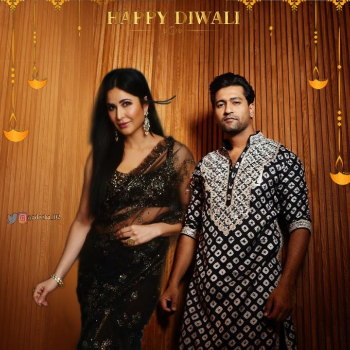 HAPPY DIWALI TO ALL FROM VICKAT ✨🪔🖤

#HappyDiwali #Diwali2022 #diwalicelebrations #KatrinaKaif #VickyKaushal
